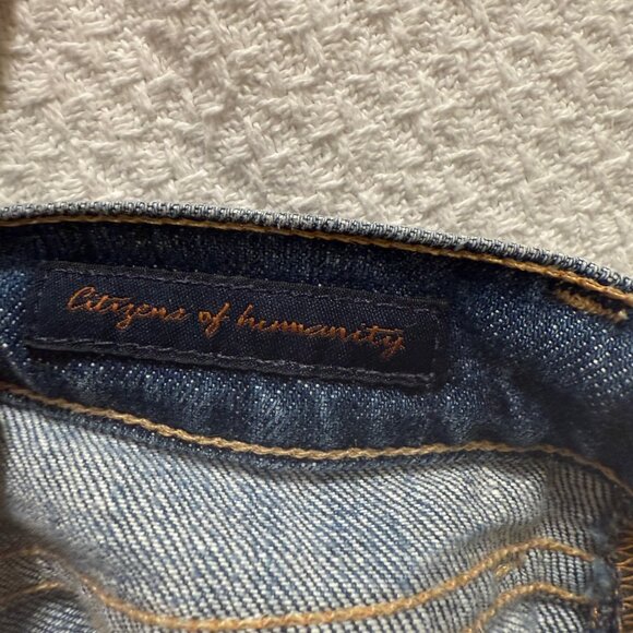 Citizens of Humanity Kelly 063 low-rise cropped jeans size 26 - Picture 6 of 8